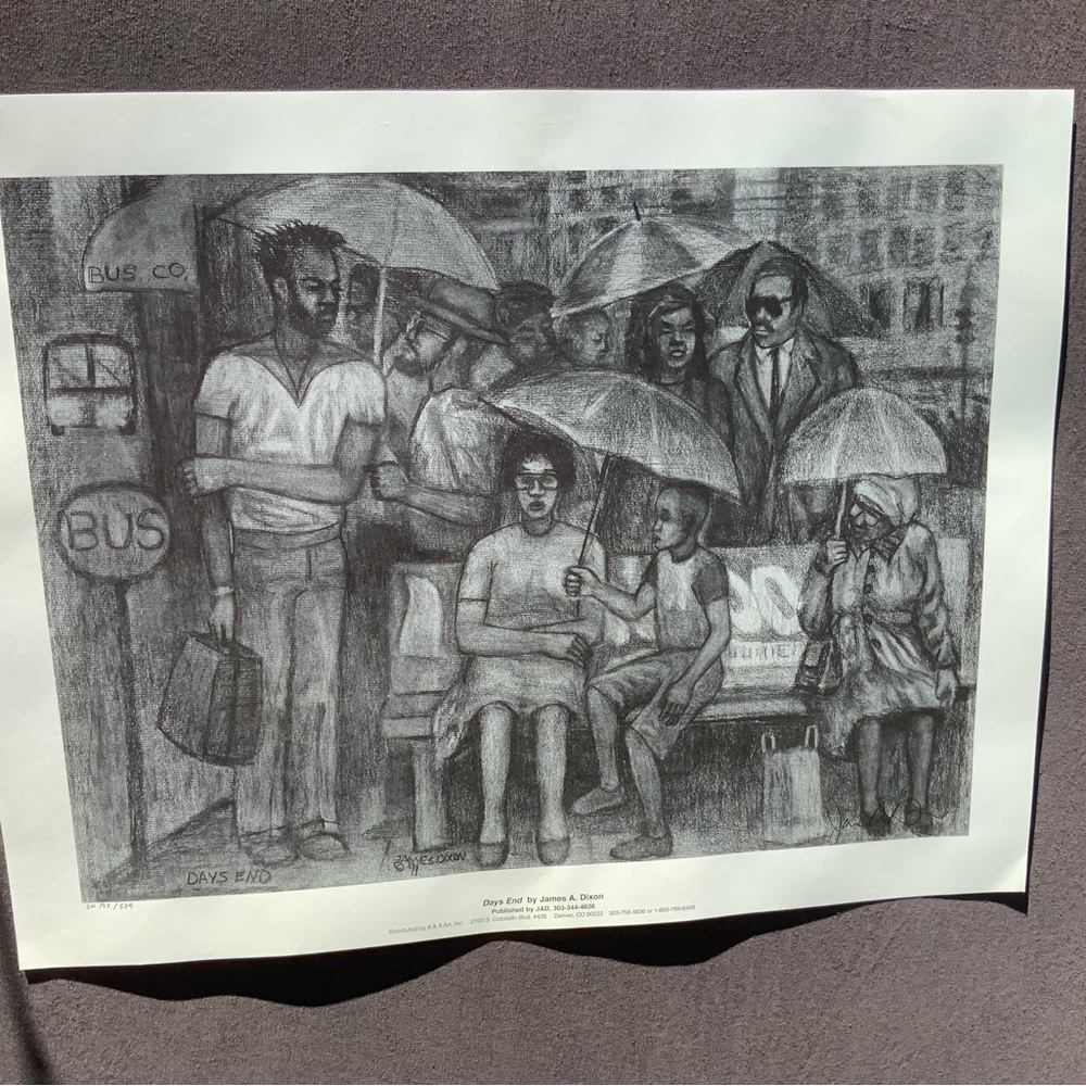 Original Artwork by James A Dixon  “Days End”